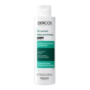 Vichy Dercos Oil Correct, Szampon Normalizujący Sebum, 200ml