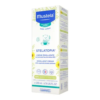 Mustela Bebe-Enfant Stelatopia, krem emolient do twarzy, 200 ml