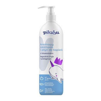 Pikabu Baby Care, kremowy szampon i płyn do kąpieli, 300 ml