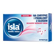 Isla Medic Voice, pastylki do ssania, 20 szt.