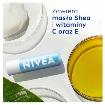 Nivea Hydro Care, pielęgnująca pomadka do ust, 4,8 g