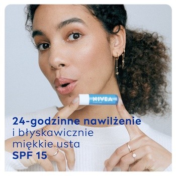 Nivea Hydro Care, pielęgnująca pomadka do ust, 4,8 g