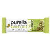 Purella Superfoods, Crunchy Matcha &Yuzu, baton proteinowy, 45 g