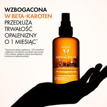 Vichy Ideal Soleil, brązująca mgiełka, SPF 30, 200 ml