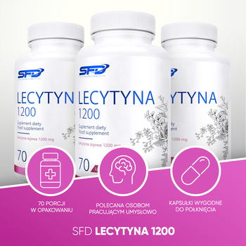 SFD Lecytyna 1200, kapsułki, 70 szt.