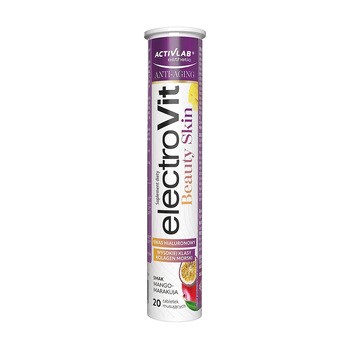 ActivLab ElectroVit Beauty Skin, tabletki musujące, smak mango-marakuja, 20 szt.