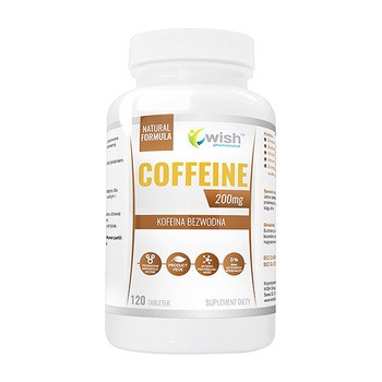 Wish Coffeine Kofeina bezwodna 200 mg, tabletki, 120 szt.