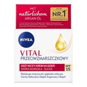 Nivea Vital, przeciwzmarszczkowy odżywczy krem na dzień SPF15, 50 ml