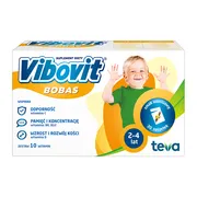 Vibovit Bobas, proszek w saszetkach, smak waniliowy, 30 szt.