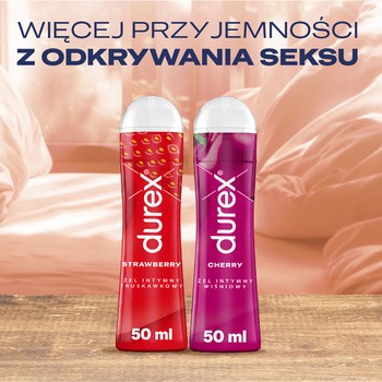 Durex Strawberry, żel intymny, 50 ml