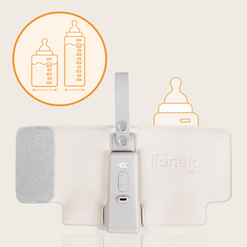 Lionelo Thermup Go Plus podgrzewacz do butelek, beige sand, 1 szt.