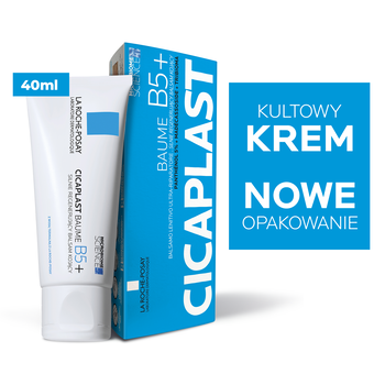 La Roche-Posay Cicaplast Baume B5+, balsam kojący do twarzy i ciała, 40 ml