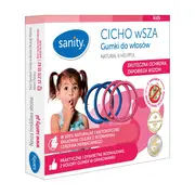 CICHO wSZA, gumki do włosów,  4 szt.