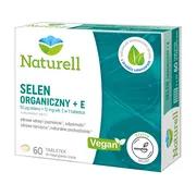 Naturell Selen Organiczny + E, tabletki do ssania, 60 szt.