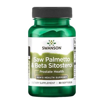 Swanson Saw palmetto & Beta-sitosterol, kapsułki, 30 szt.