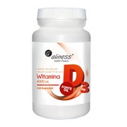 Aliness Witamina D3 4000 j.m. Forte Oil, kapsułki, 120 szt.