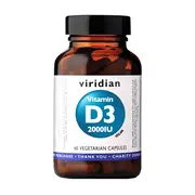Viridian Witamina D3 2000IU, kapsułki, 60 szt.