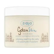 Ziaja GdanSkin, woda&skóra, olejowy peeling do ciała z kruszonymi muszlami, 300 ml
