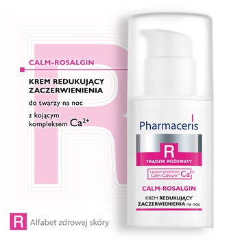 Pharmaceris R Calm-Rosalgin, krem redukujący zaczerwienienia na noc, 30 ml
