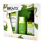 Zestaw Promocyjny Biovax Bambus & Olej Awokado, szampon, 200 ml + odżywka, 200 ml + olejek, 15 ml