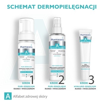 Pharmaceris A Puri-Sensilique, nawilżająco-łagodząca mgiełka tonizująca, 200 ml