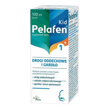Pelafen Kid 1+, płyn, smak owocowy, 100 ml