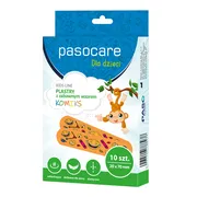 Pasocare Kids Line, zestaw plastrów dla dzieci, komiks, 20 x 70 mm, 10 szt.