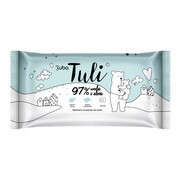 Luba Tuli, nawilżane chusteczki dla dzieci 97% woda i aloes, 60 szt.