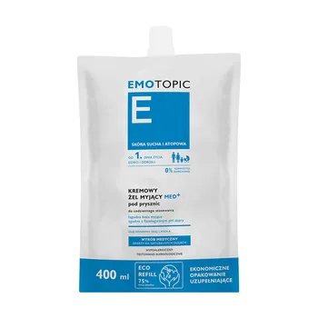Emotopic, kremowy żel myjący MED+ REFIL, 400 ml