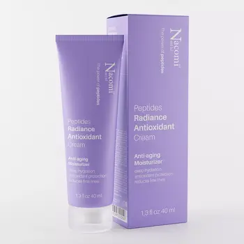 Nacomi Next LVL, antyoksydacyjny krem do twarzy z peptydami, 40 ml