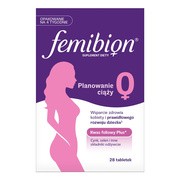 Femibion 0 Planowanie ciąży Kwas Foliowy Plus, tabletki powlekane, 28 szt.