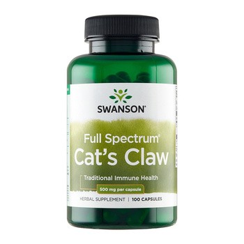 Swanson Cat's Claw, 500 mg, kapsułki, 100 szt.