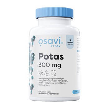 Osavi Potas 300 mg, kapsułki twarde, 180 szt.