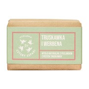 Mydlarnia 4 Szpaki, Truskawka i Werbena, naturalne mydło peelingujące, 110 g