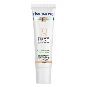 Pharmaceris F, mineralny dermo-fluid matujący SPF 30, 10 Light, 30 ml