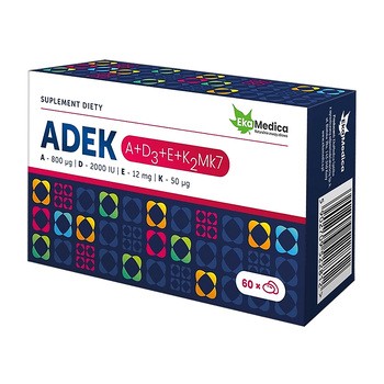 EkaMedica ADEK, kapsułki miękkie, 60 szt.