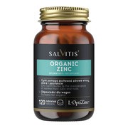 Salvitis Organic Zinc, tabletki powlekane, 120 szt.