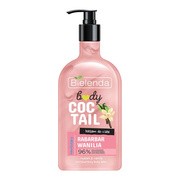 Bielenda Body Coctail, nawilżający balsam do ciała Rabarbar + Wanilia, 400 ml