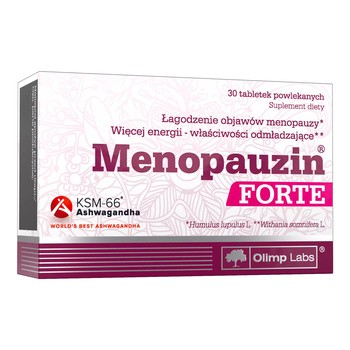 Olimp Menopauzin Forte, tabletki powlekane, 30 szt.