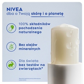 Nivea Original Care, pielęgnująca pomadka do ust, 4,8 g