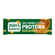 Dobra Kaloria, baton proteinowy krem orzechowy & sól, bez dodatku cukru, 45 g