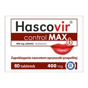 Hascovir Control MAX, 400 mg, tabletka, 60 szt.