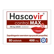 Hascovir Control MAX, 400 mg, tabletka, 60 szt.