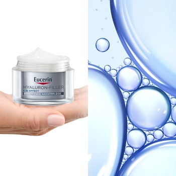 Eucerin Hyaluron Filler, krem na noc przeciwzmarszczkowy, refill, 50 ml