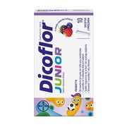 Dicoflor Junior, proszek w saszetkach, smak owoce leśne, 10 szt.