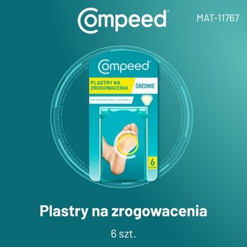 Compeed Plastry na zrogowacenia na podeszwach, 6 szt.