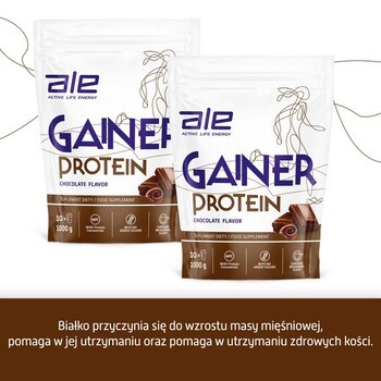 Zestaw 3 x ALE Gainer Protein Chocolate Flavor