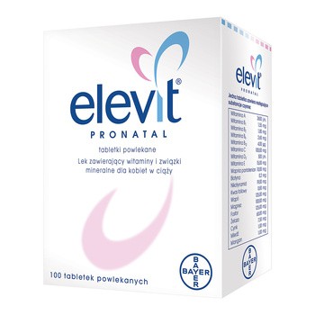 Elevit Pronatal, tabletki powlekane, 100 szt.