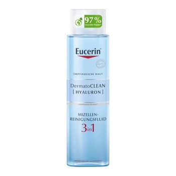 Eucerin Dermatoclean [Hyaluron], płyn micelarny 3w1, do skóry wrażliwej, 400 ml