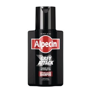 Alpecin Grey Attack, szampon koloryzujący dla mężczyzn, 200 ml